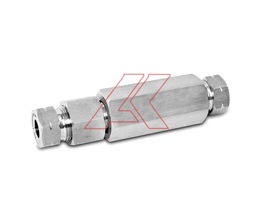 Check Valve Tube X Tube Fractional